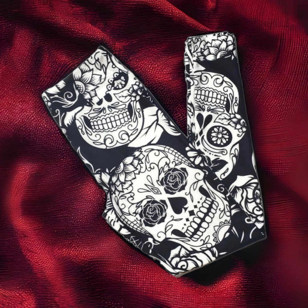 Sugar skull leggings - Picture 1 of 3